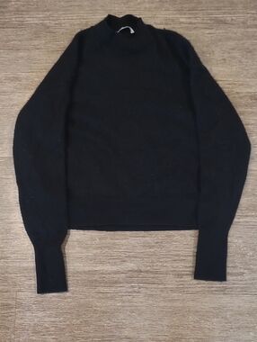 Everlane Black Turtleneck Knit Cashmere Sweater